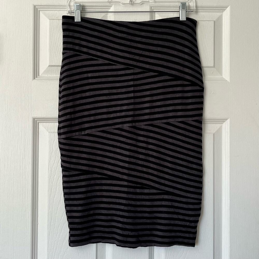 Mossimo Striped Jersey Skirt - Size S